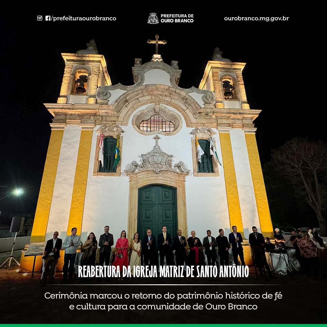 Reabertura Igreja Matriz de Santo Antônio